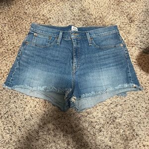 Women's Blue Denim Shorts
